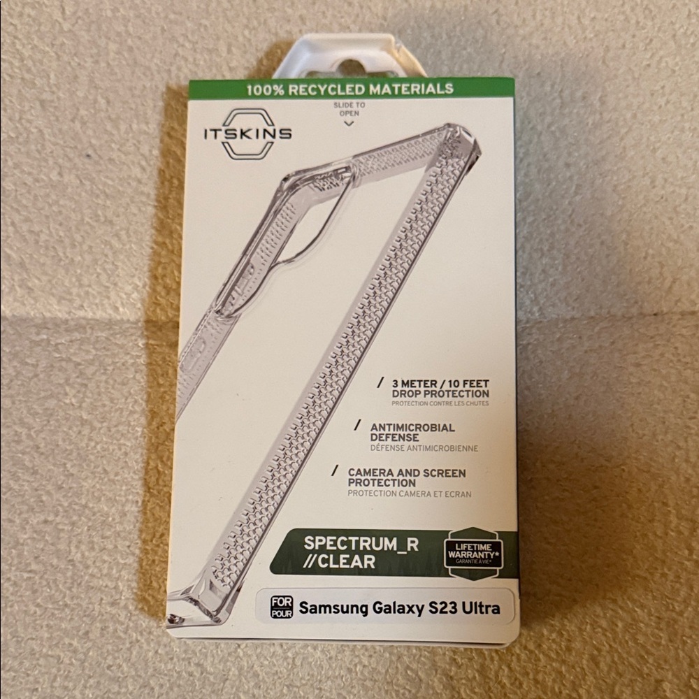 Clear protective phone case for Samsung Galaxy S23 Ultra by ITSKINS